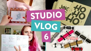 STUDIO VLOG | Creating Etsy products for Christmas & bullet journalling | 006