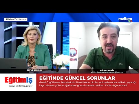Genel Örgütlenme Sekreterimiz Bülent Metin, okullar açılmadan önce velilerin yaşadığı kayıt, alışveriş yükü ve eğitimdeki güncel sorunları Meltem TV’de değerlendirdi. | EĞİTİM İŞ