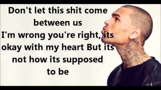 Chris Brown  I Can&#39;t Win Lyrics