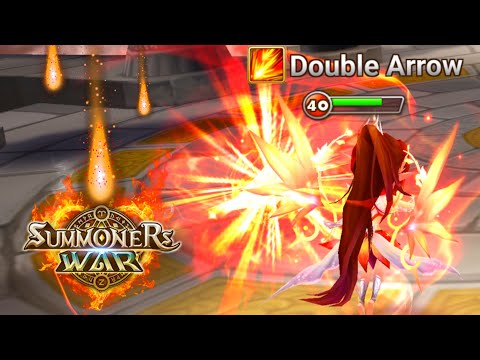 METEOR Rain with 2A Fire Fairy ISELIA - Summoners War