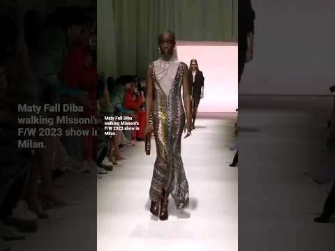 GRACEFUL! Maty Fall Diba for Missoni Fall/Winter 2023.