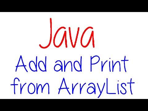 Java Programming Arraylist Add Elements And Print List Win 10