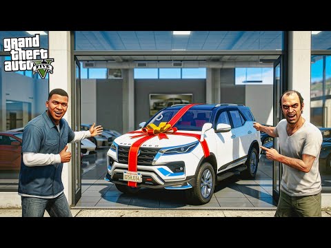 Franklin Buying New Toyota Fortuner In Gta5...! (Gta 5 mods)