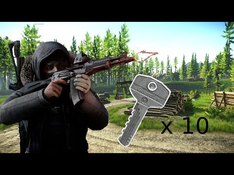 Opening 10 Shturman Stash Keys. Hunter quest done Clips - Escape From Tarkov