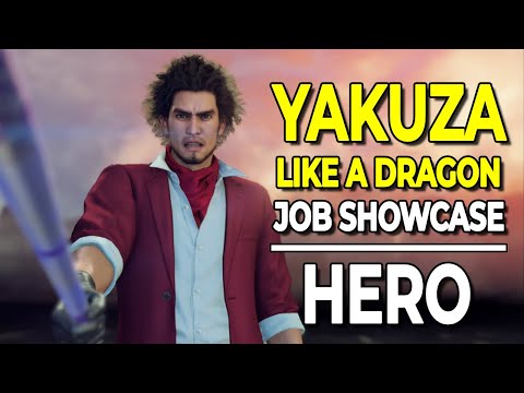 Job Showcase - The Hero | Yakuza: Like a Dragon (NO MAJOR SPOILERS)