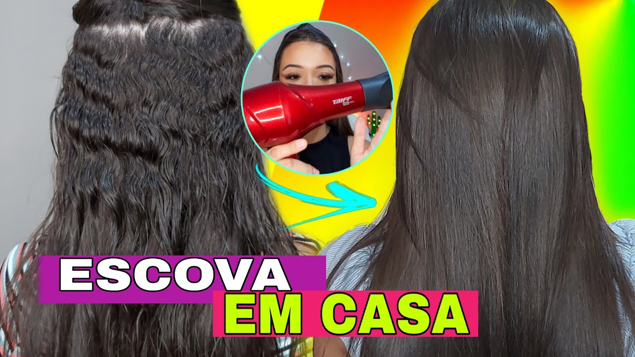 Watch Now Como eu faço ESCOVA no CABELO SOZINHA em casa Como eu faço ESCOVA no CABELO SOZINHA em casa