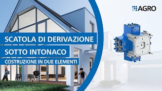 Scatola di derivazionesotto intonaco
