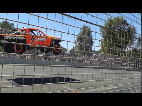Stadium Super Trucks Airborne! - Clipsal 500 Adelaide 2015