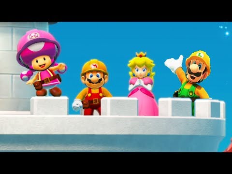 Super Mario Maker 2 - Final Castle / Boss + Credits (Story Mode)