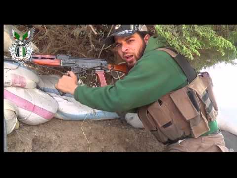 رباط مقاتلي تجمع ألوية قاسيون على جبهة قرية الطيبة في ريف دمشق