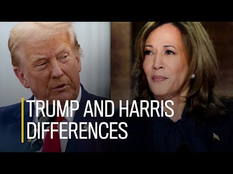 Trump and Harris differences