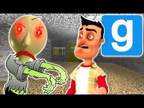 GMOD BALDI'S BASICS ZOMBIE SURVIVAL! | Multiplayer Garry's Mod Gameplay