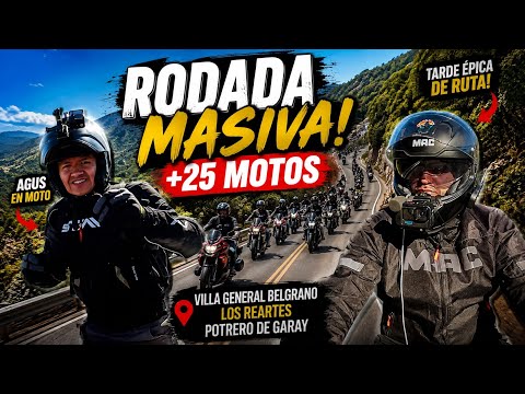 🏍️🔥 ¡RODADA MASIVA! ¡MÁS DE 25 MOTOS RECORRIENDO CÓRDOBA! 🔥🏍️