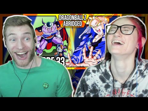 VEGETA'S SHIRT KEEP CHANGING!!! Reacting to "DragonBall Z Abridged Episode 33" with Kirby!