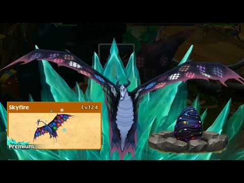 Skyfire new Premium Dragon max level 124 titan mode//Dragons rise of Berk