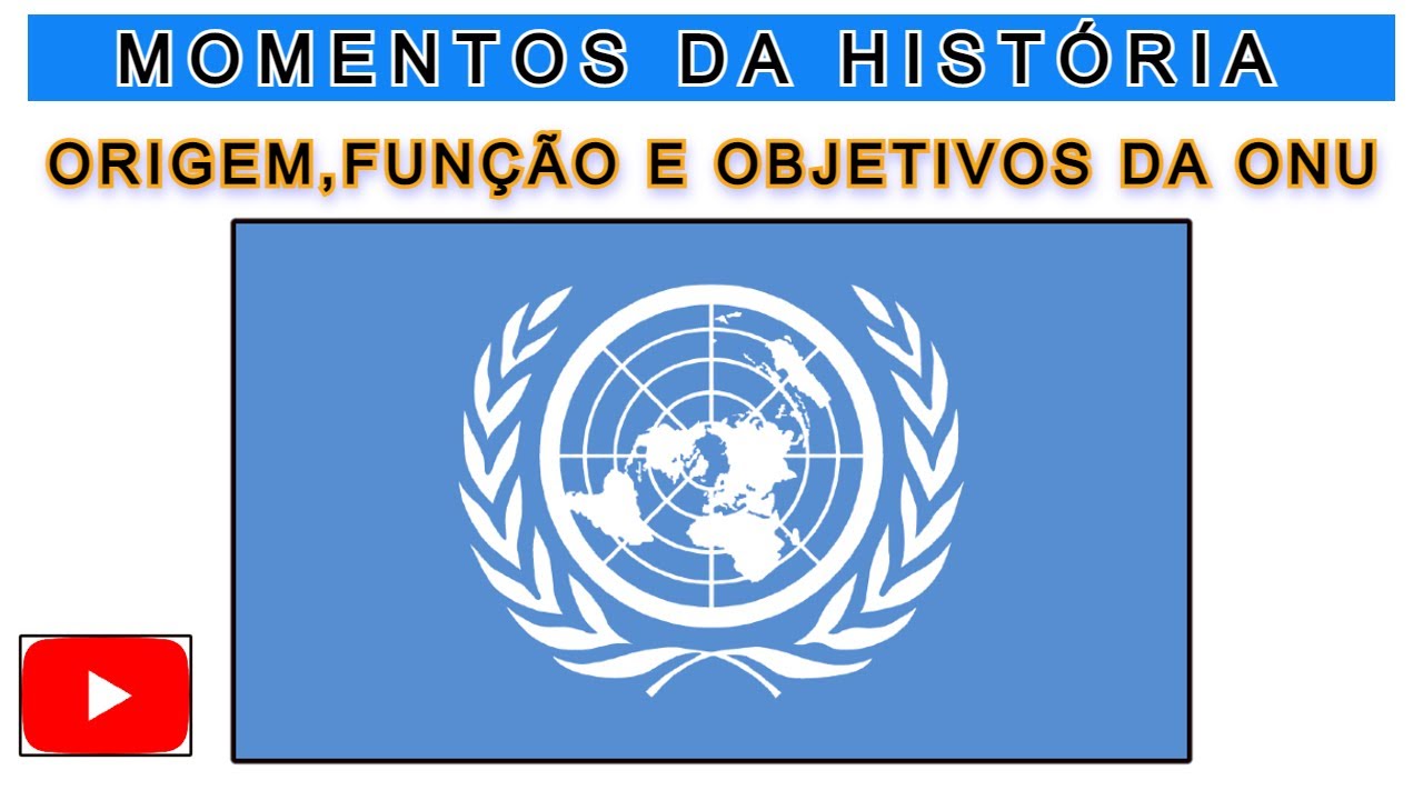 MOMENTOS DA HISTÓRIA (ORIGEM, FUNÇÃO E OBJETIVOS DA ONU)