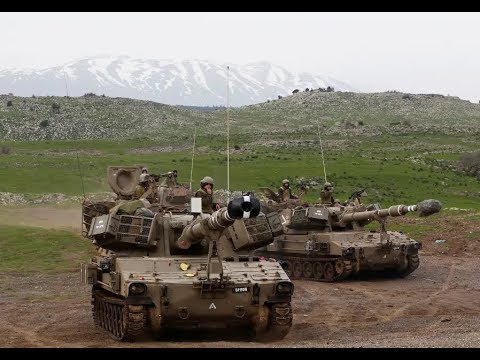BREAKING Israel News Netanyahu confirms artillery strikes @ Golen Heights Syria Border February 2019 Video