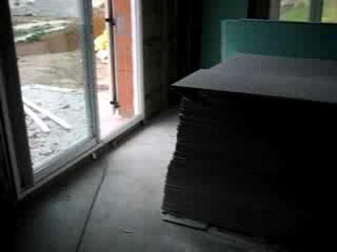 comment poser brique de verre dans placo