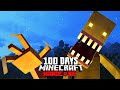 I Spent 100 Days Surviving The Cave Dweller In Minecraft Hardcore PART 1