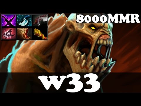 Dota 2 - w33 8000 MMR Plays Lifestealer - Ranked Match Gameplay