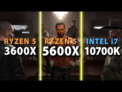 AMD Ryzen 5 5600X vs 3600X vs Intel i7 10700K مقارنة بين قوة الأداء في الألعاب بين المعالج