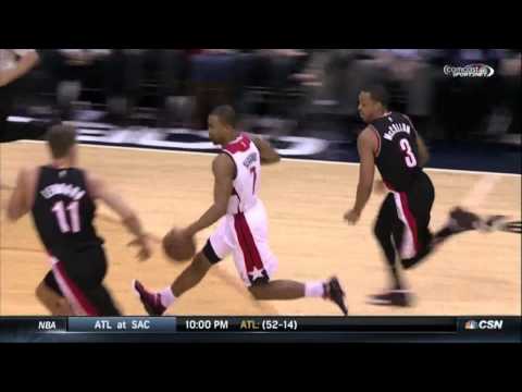 Huge Rasual Butler dunk against Portland