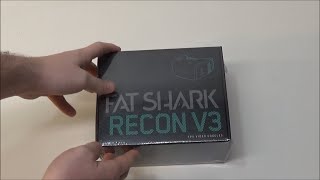 Fat Shark Recon V3 Unboxing (What's in The Box?) FPV Drone Racing Video Goggles w/ DVR microSD