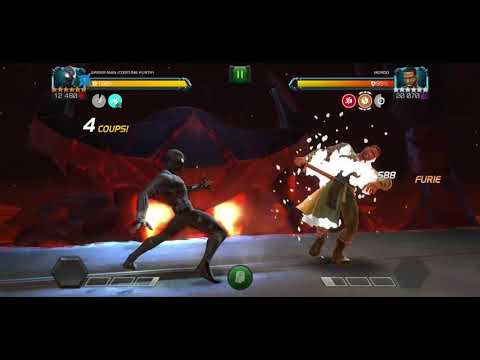 Spiderman stealth suit VS mordo