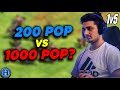 200 Pop vs 1000 Pop EPIC 1v5 | AoE2