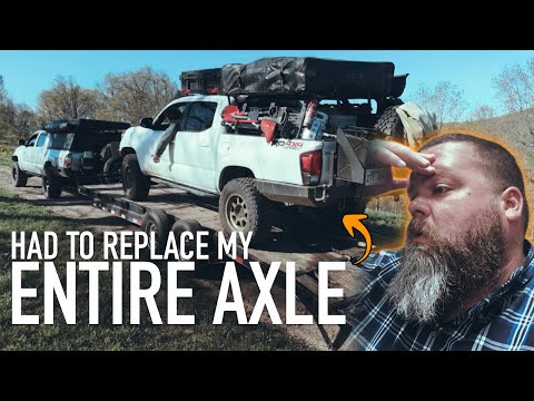 Major Repair - Replacing Complete Tacoma Rear Axle and Differential