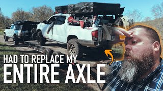 Major Repair - Replacing Complete Tacoma Rear Axle and Differential