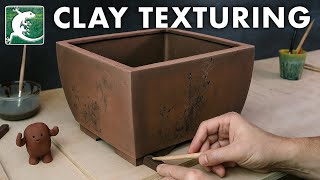 Watch This Clay Texture Come to Life – Slab Pottery Technique