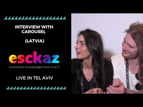 ESCKAZ in Tel Aviv: Interview with Carousel - Latvia