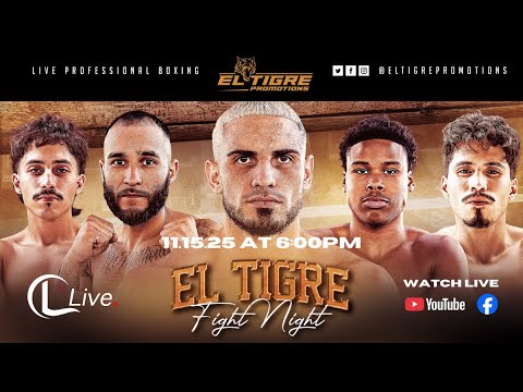 El Tigre Promotions Fight Night Conroe - November 15, 2025 Presented by DAM Trucks