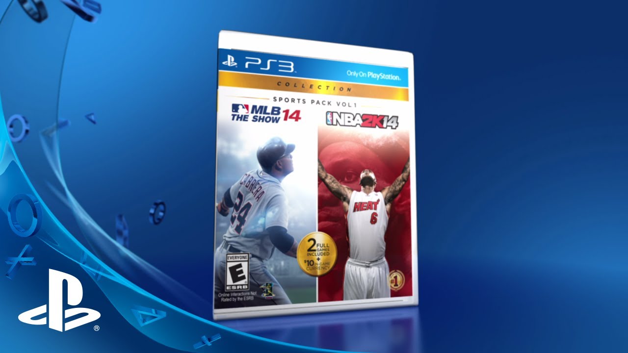 MLB 14 The Show, NBA 2K14 Bundled in PlayStation Sports Pack Vol. 1