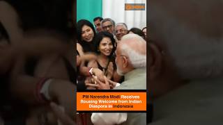 PM Narendra Modi Receives Rousing Welcome from Indian Diaspora in Indonesia