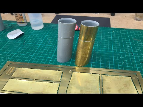 Trumpeter 1/200 RMS Titanic : PE Funnel Wraps