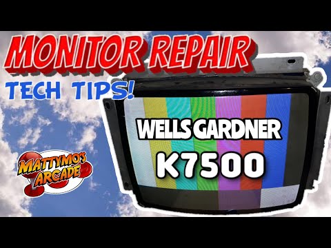 Arcade Monitor Repair and Tech Tips: WGK7500 Part 1