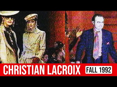 Christian Lacroix, Fall 1992