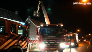preview picture of video 'Schoorsteenbrand zorgt voor veel schade in woning'