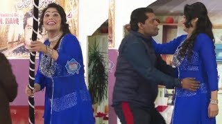 Payal Chaudhary with Imran Shoki Stage Drama Nawab