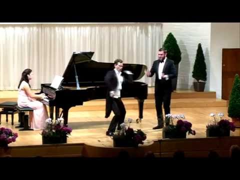 James Knight, tenor; Szymon Komasa, baritone; Sophia Munoz, piano: La donna e un animale stravagante