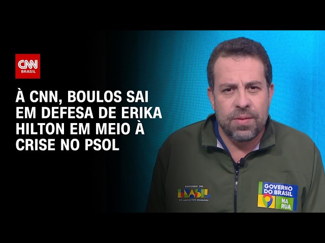 Em meio à crise no PSOL, Boulos sai em defesa de Erika Hilton | BASTIDORES CNN