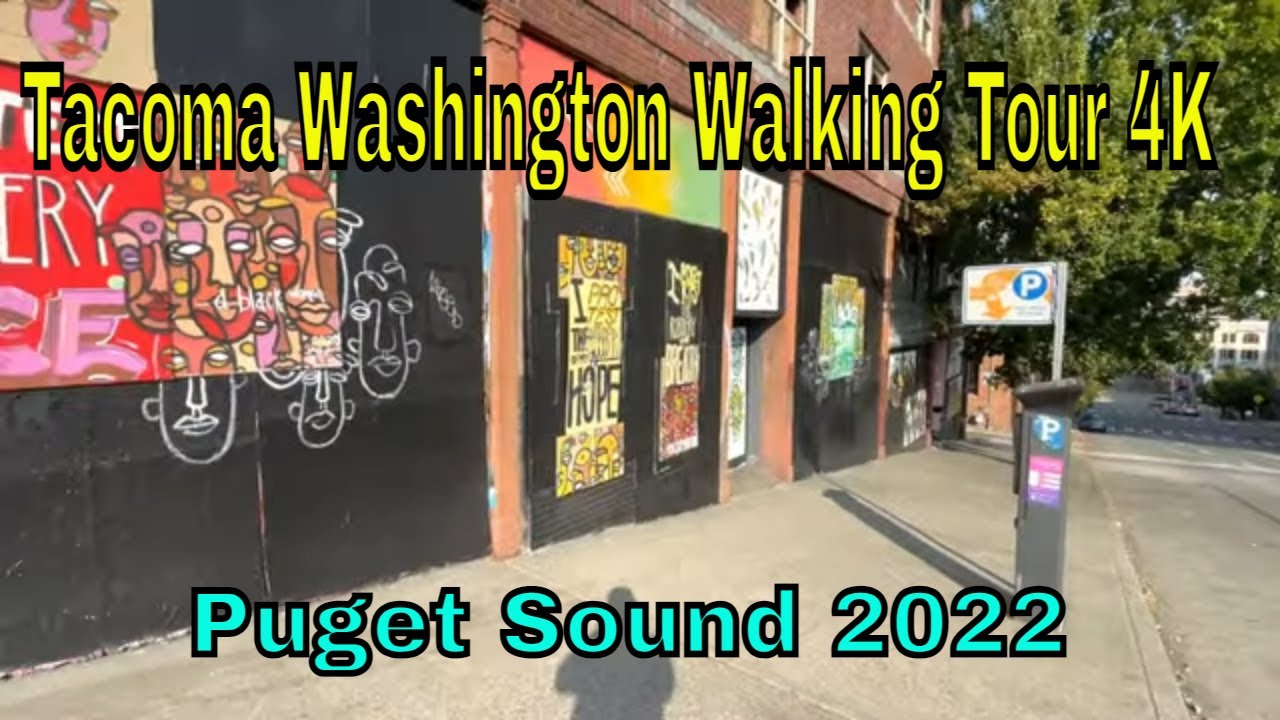 Immersive street-level walking tour through Tacoma Downtown, United States, showcasing authentic urban landscapes, local architecture, and the vibrant atmosphere of the city's neighborhoods