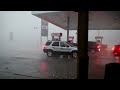Insane South Dakota Storm Chase - Wind Driven Hail!