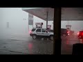 Insane South Dakota Storm Chase - Wind Driven Hail!