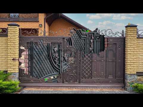 150 Luxury Modern Main Wrought Iron Gates Design Ideas for House 2024 | Latest Wood Iron Steel Gate