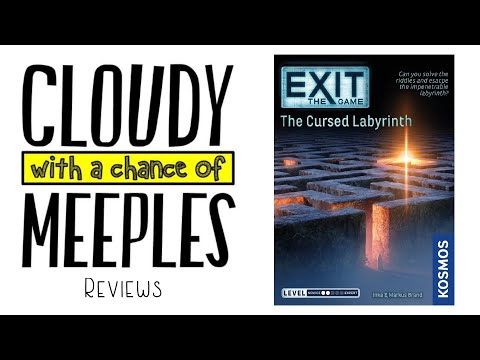 Exit: The Game - The Cursed Labyrinth Review - Cloudy with a Chance of Meeples