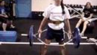 Varsity House - Female Deadlift 155 for Reps