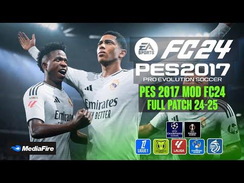 PES 2017 TO FC 24 With All Competitions (Download & Install)